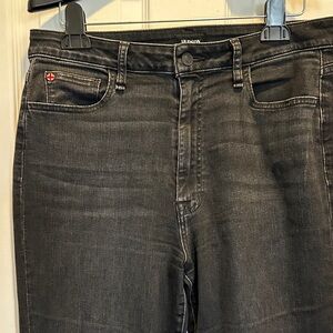 Hudson Jeans Black Flare Leg Denim
